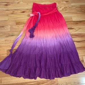 KAREN KANE Ombre Maxi Skirt